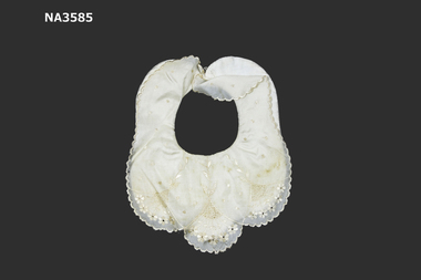White cotton combination bodice and knickers, probably circa early 1900's.