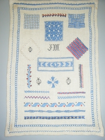 Sewing sampler. 