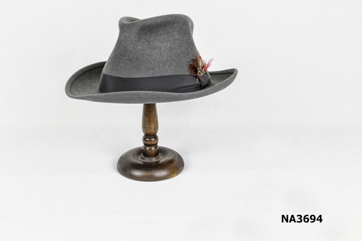 A grey fedora, 