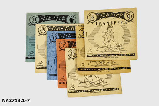  Booklet containing ten designs of a set theme. Booklets are numbered as per each theme. 