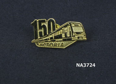 Gold pin badge 