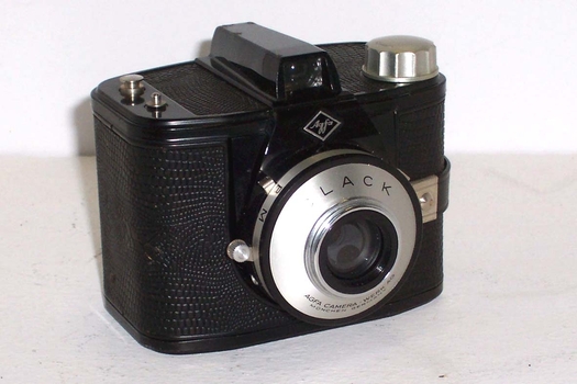 Agfa Clack Camera in green plastic case