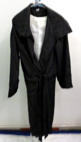 1920s Black silk evening coat.