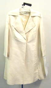 Cream Thai silk coat 