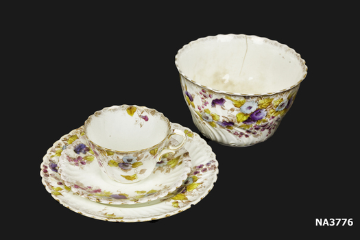 Cup, saucer, plate and bowl