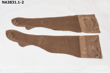 Nylon fully fashioned stockings