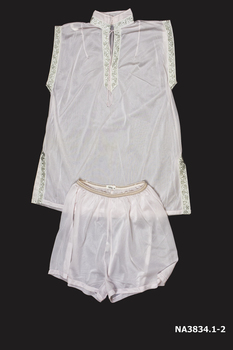Two piece pink pyjamas Top and pants. 