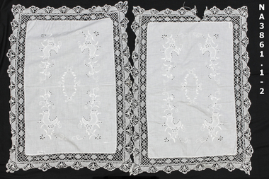 Two White pillow shams
