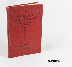 Book - Book of Hancock Log Scales, 1934