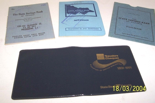 Two State Savings Bank of Victoria bank books