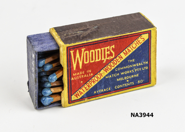 Container - Match Box, c1950