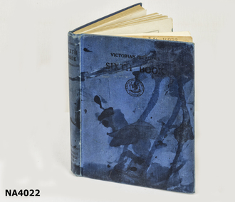 Blue covered Victorian reader.  Sixth book