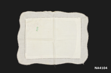 White cotton pillow slip