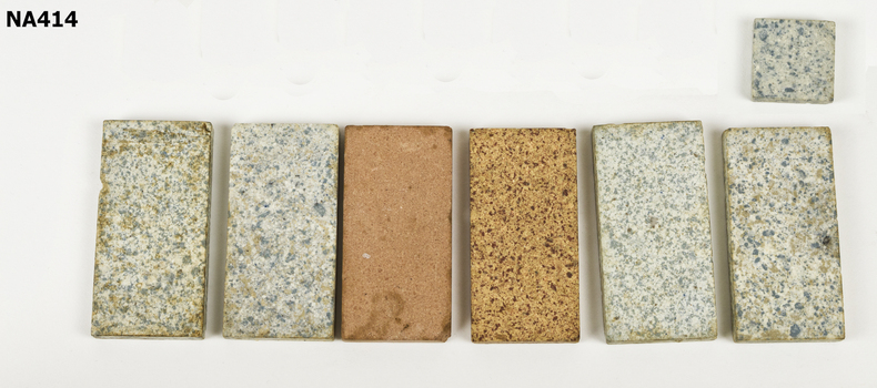 Small rectangular tiles and one square tile