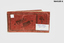 Red cardboard cover which is covered in clear plastic. 'Swap Card collection 1940-1948 