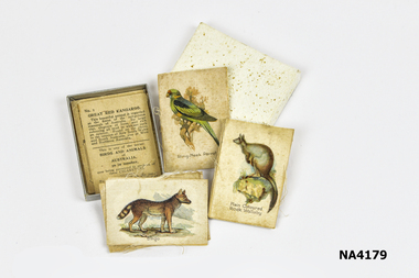 Memorabilia - Box - Cigarette silks, 1911 - 1917