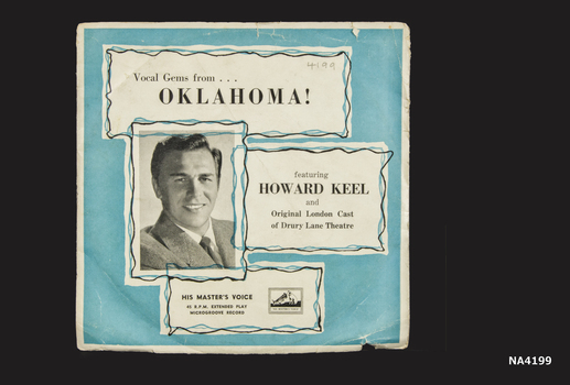  Circular record - 45 (R.P.M.) Recording from Musical 'Oklahoma',