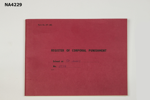 Red soft covered book - light card. Form No. IN324 ( about 50 ruled pages).