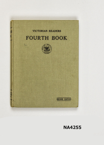 Grey canvas type hard cover 181 pages Victorian Reading Book