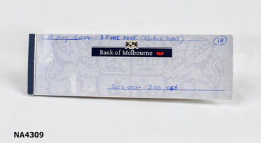 Booklet - Cheque Book