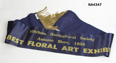 Award - Sash - Horticultural, 1958