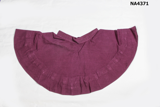 Maroon cotton skirt. 