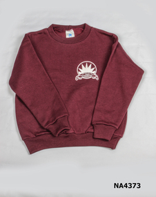 Maroon school windcheater. 