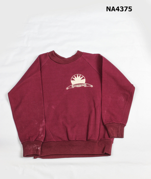 Child's maroon school windcheater. 