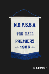 N.D.P.S.S.A. -   Tee Ball B/Cream Blue Fringe.