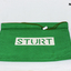 Green School house banners on wooden support with cord attached for hanging. 