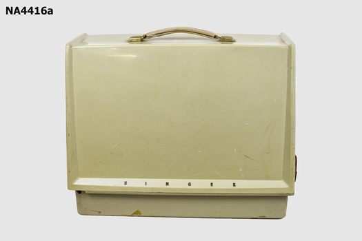 Sewing machine in case