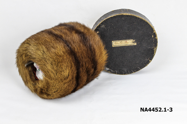 Accessory - Fur Muff and Box, 1920s