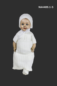 Baby Doll, 4-9cm, plaster, sleeping eyes.
