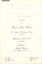 Invitation for wedding.