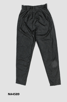 Black Silk Slacks 1970s.