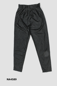 Black Silk Slacks 1970s.