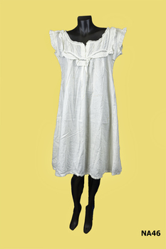 Short white lawn nightdress. 