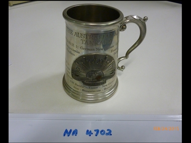 Australian Army Tankard with Australian rising sun badge on front