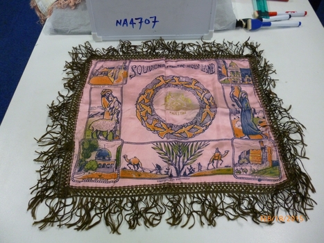 Pink polyester cushion cover