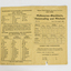 Folding Card Timetable 