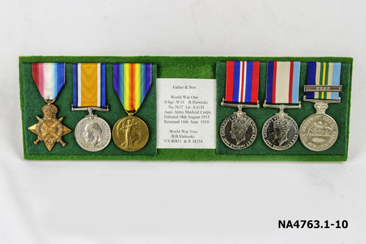 WWI WW2 War medals