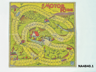 A 'Motor Ride' board game.