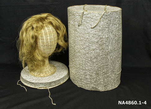 Wig human hair (blonde)