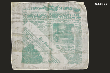 White silk handkerchief
