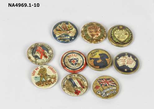 Lapel badges for army Remembrance.
