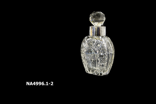 Horseshoe shaped ladies scent bottle