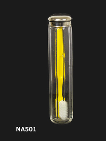 Glass Jar and brush