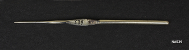 A crochet hook.
