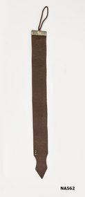 A leather razor strop 