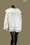 Long white lawn bed jacket pin tucked with lace insets on sleeves and body. 